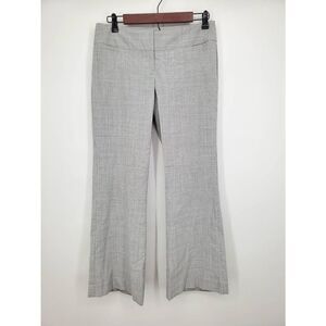 Express‎ Design Studio Women's Mid Rise Grey Publicist Trouser Career Pants Size